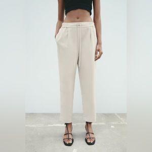 Zara pajama style ankle pants 9929/128